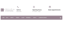 Tablet Screenshot of drlethesmilemaker.com